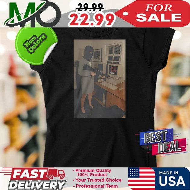 Corporate Hostility Office Insurgency Graphic Statement Shirt