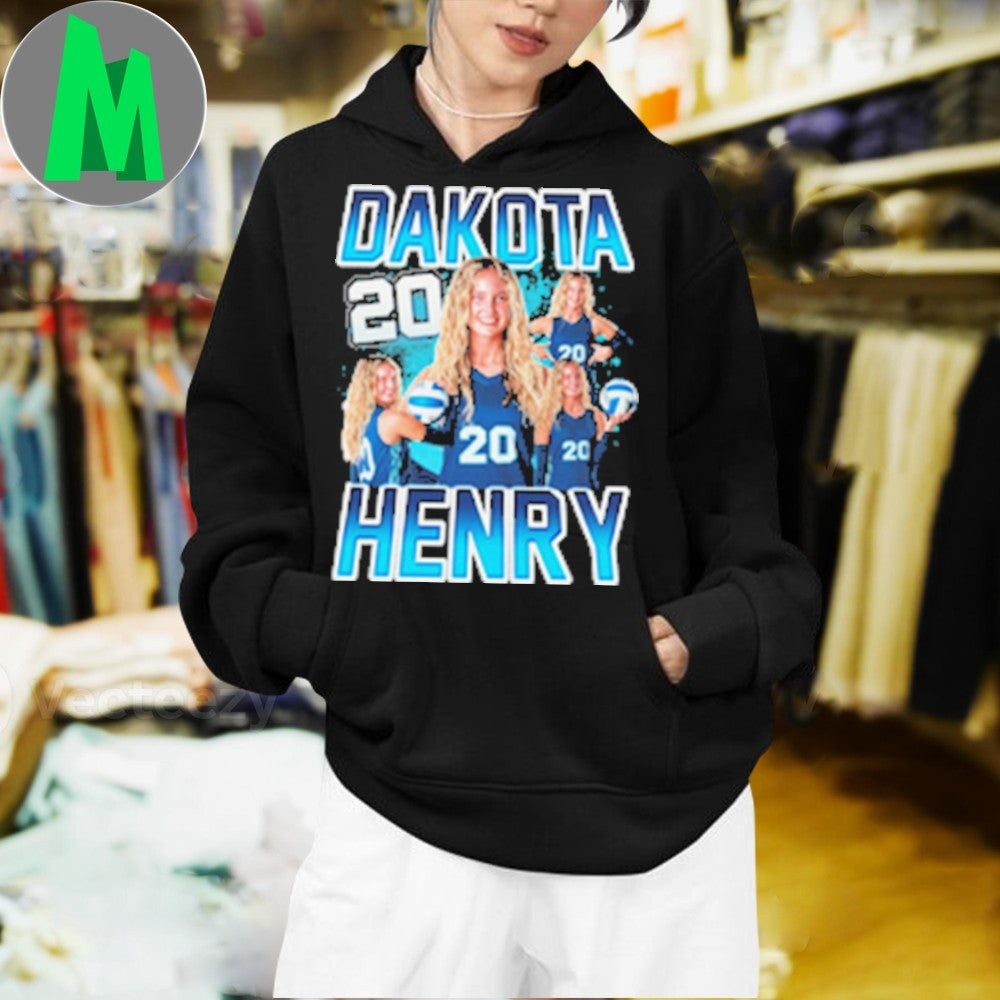 Dakota Henry #20 Volleyball Player Graphic T-Shirt