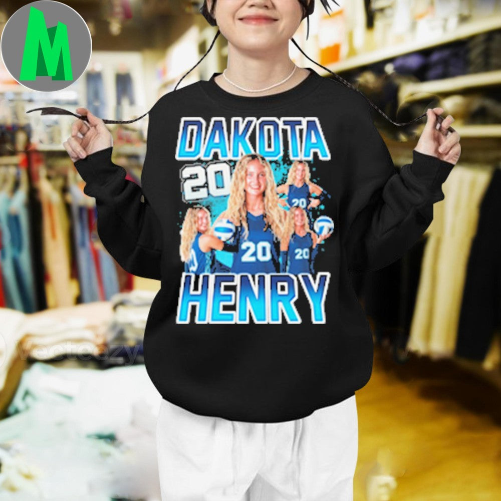 Dakota Henry #20 Volleyball Player Graphic T-Shirt