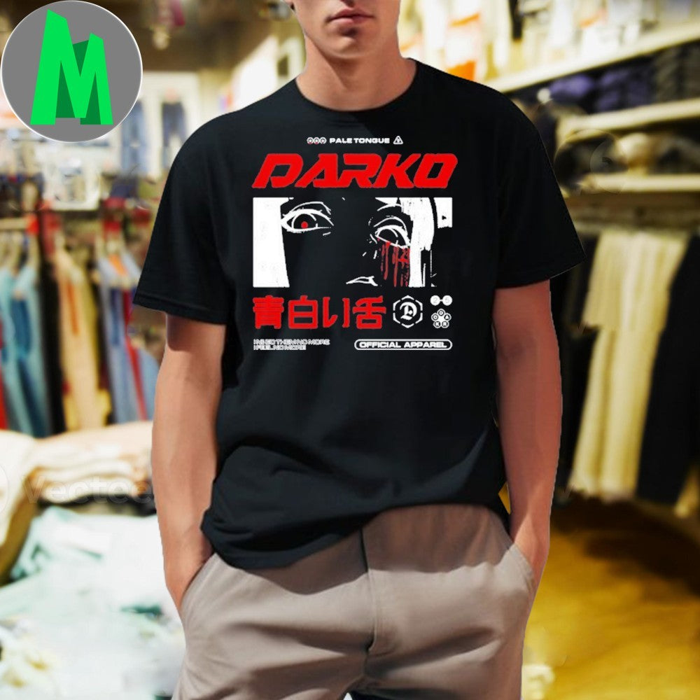 Darko Pale Tongue Japanese Inspired Graphic T-Shirt