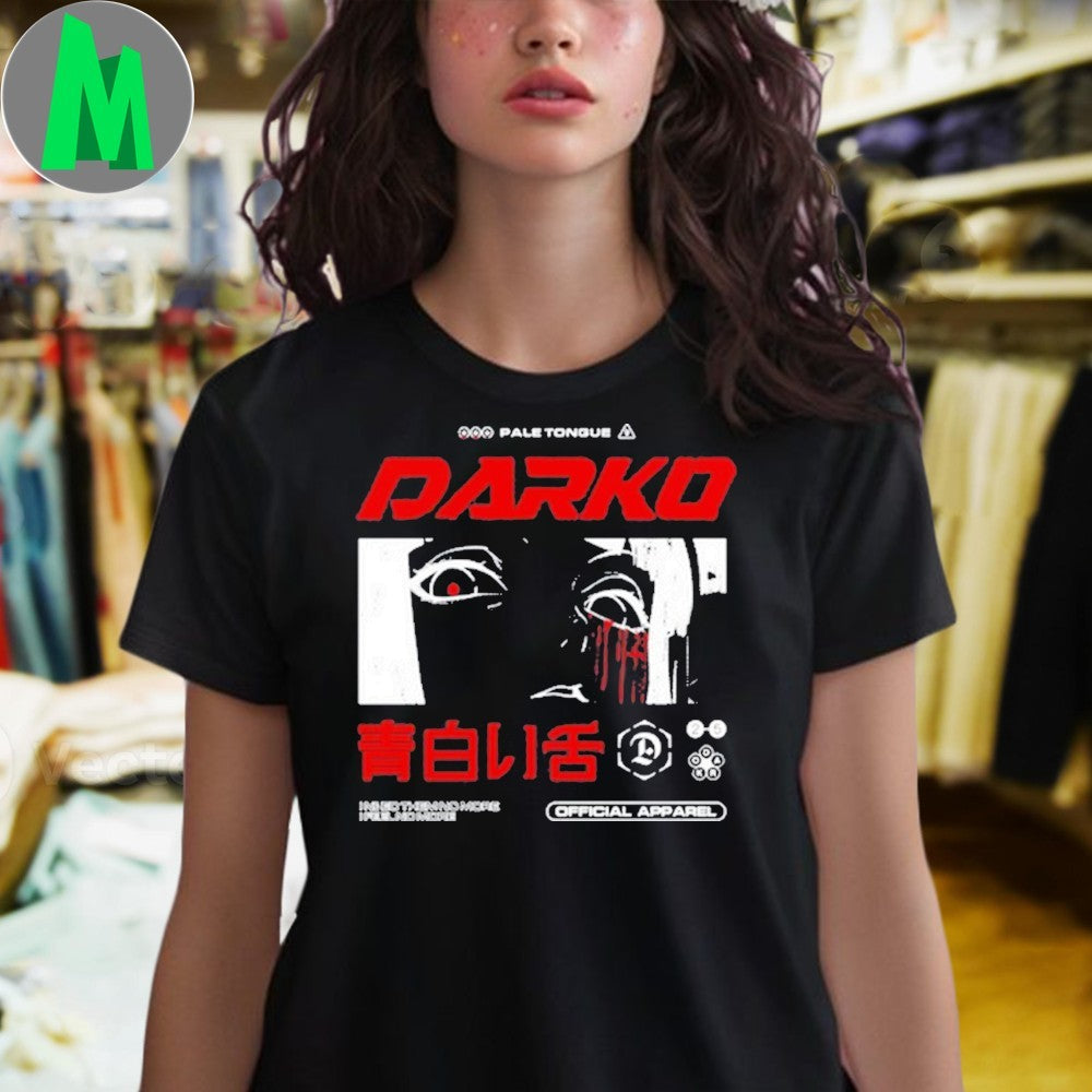 Darko Pale Tongue Japanese Inspired Graphic T-Shirt