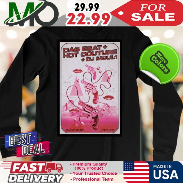 Das Beat & Hot Couture Poster May 24 2025 Poster Grabuge Rennes Shirt