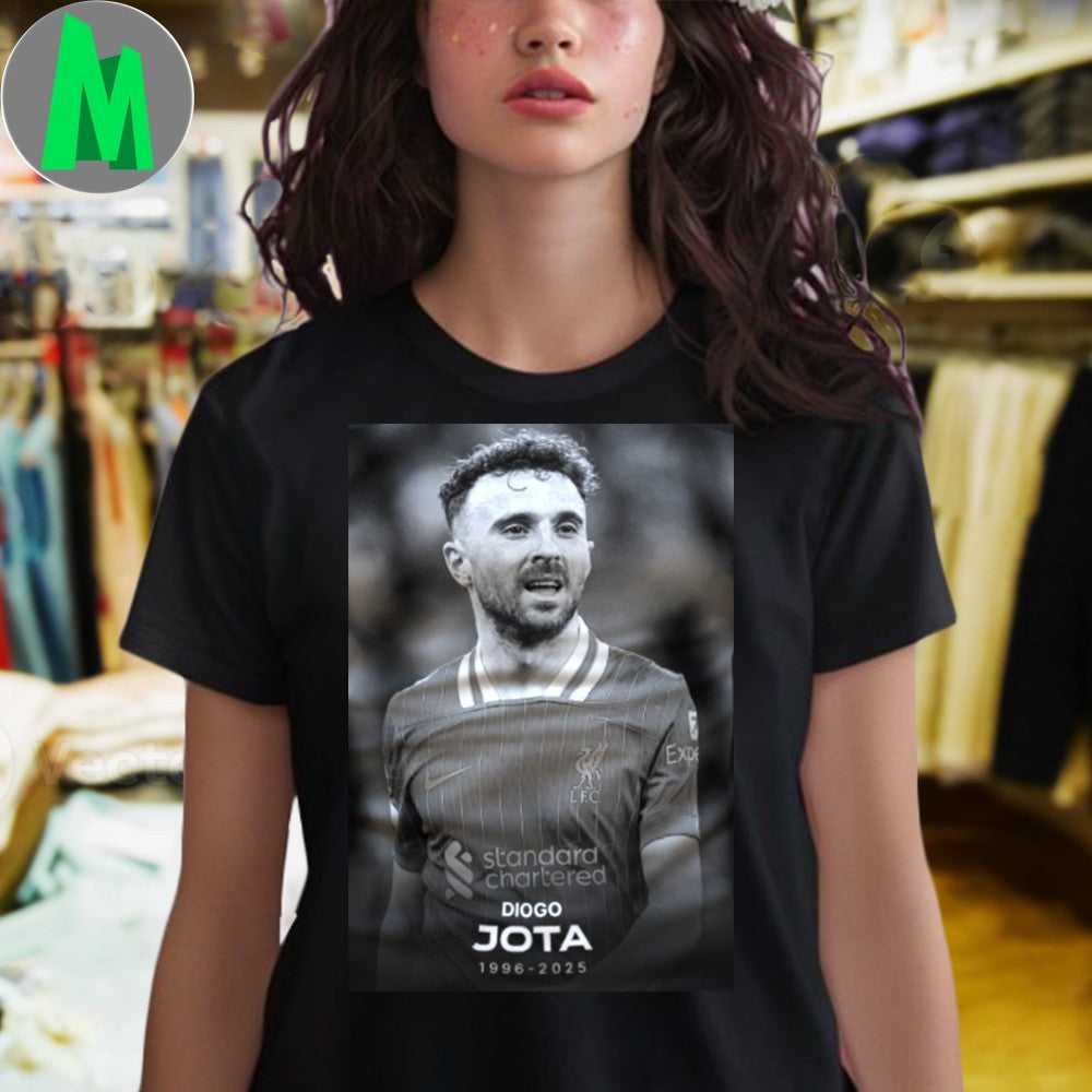 Diogo Jota 1996-2025 Tribute Fan T-Shirt