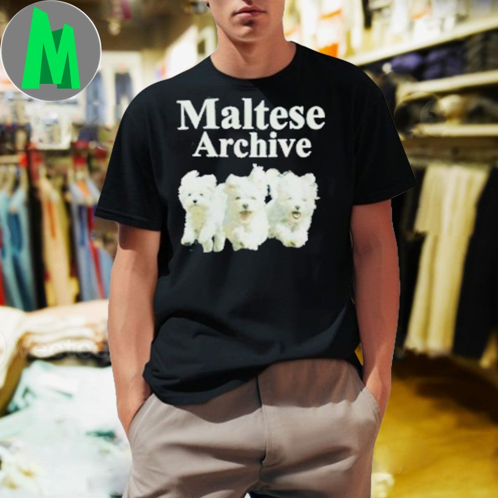 Dog Maltese Archive Shirt