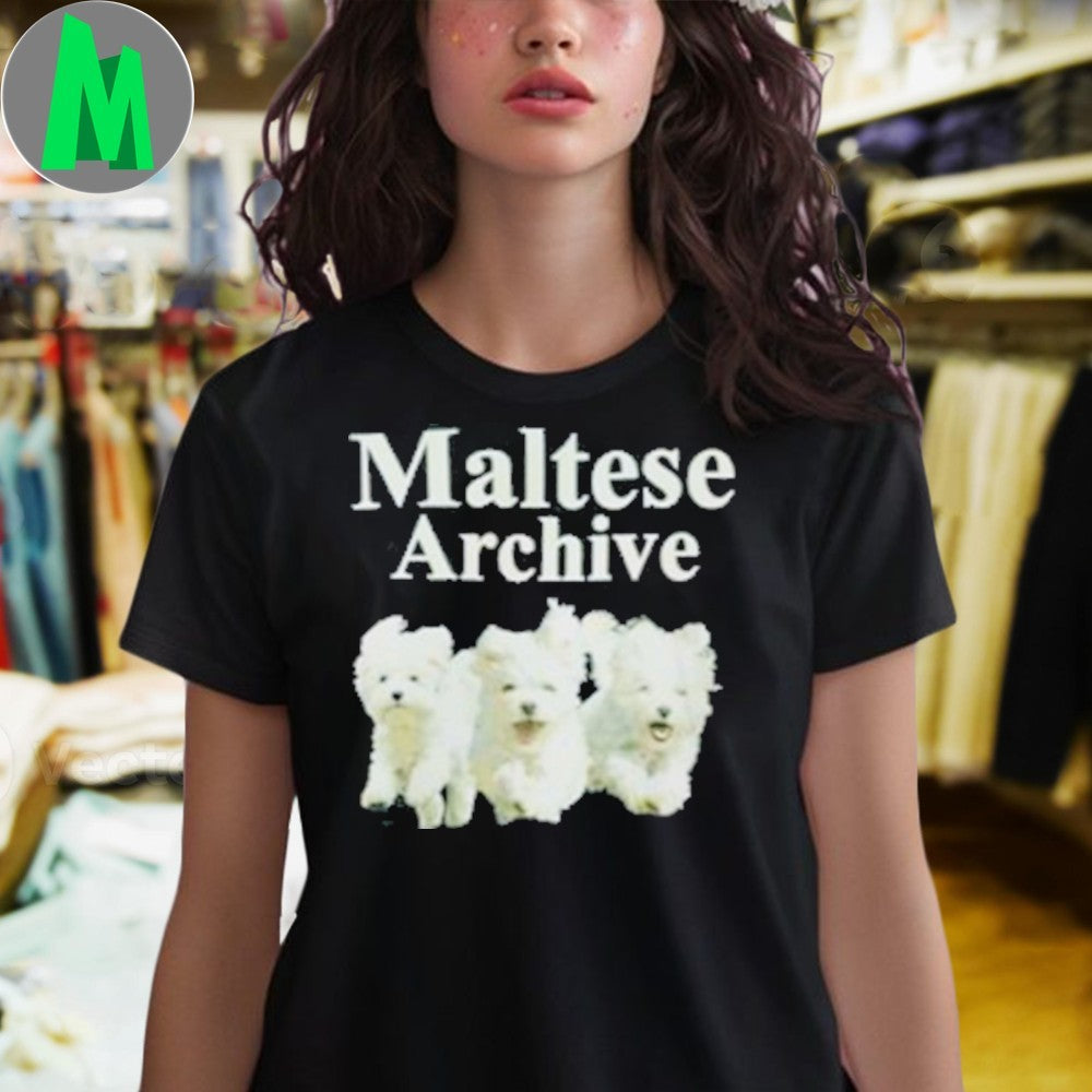 Dog Maltese Archive Shirt
