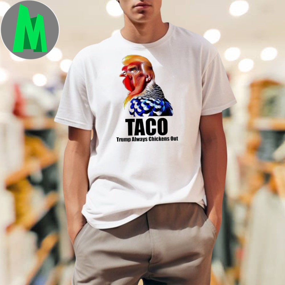 Donald Trump Taco Chicken T-Shirt Political Satire Anti-Trump Humor Graphic Tee