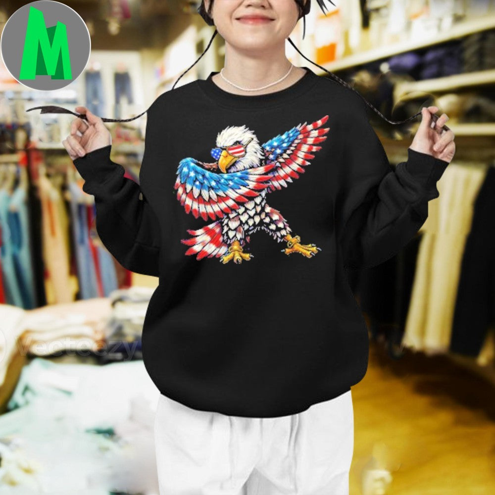 Eagle American Bald Eagle 4th of July Shirt