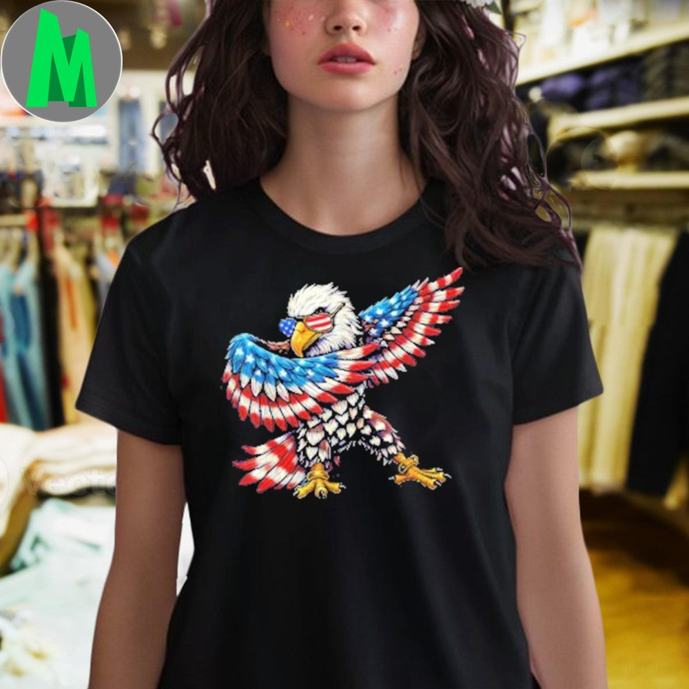 Eagle American Bald Eagle 4th of July Shirt