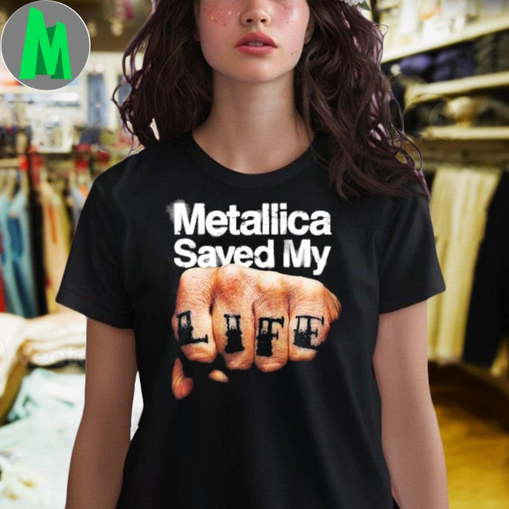 Experience The Raw Power Of True Belonging Metallica Saved My Life A Film By Jonas Akerlund At AMC Carolina Pavilion Charlotte NC May 30 2025 Shirt