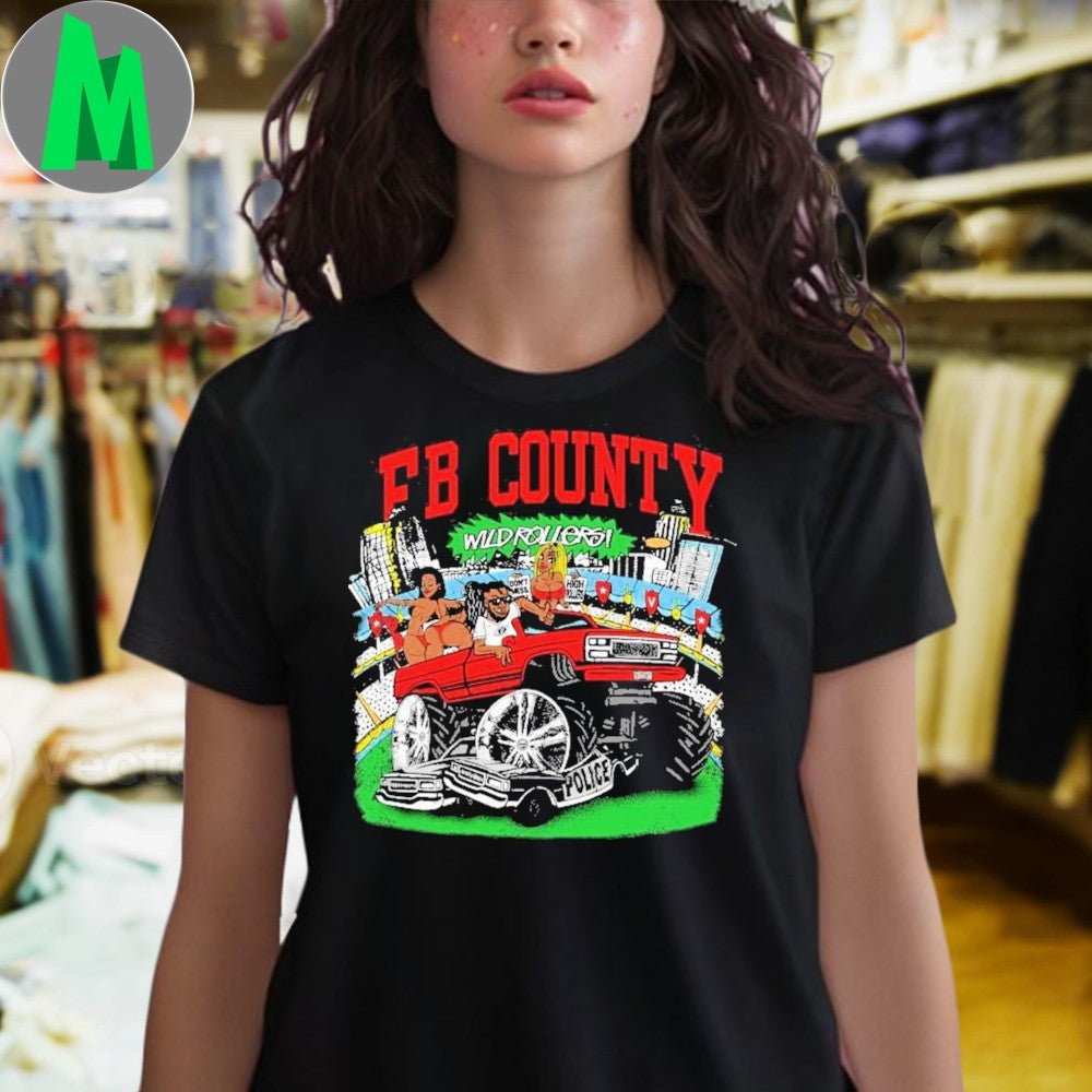 FB County Wild Rollers Monster Truck Shirt
