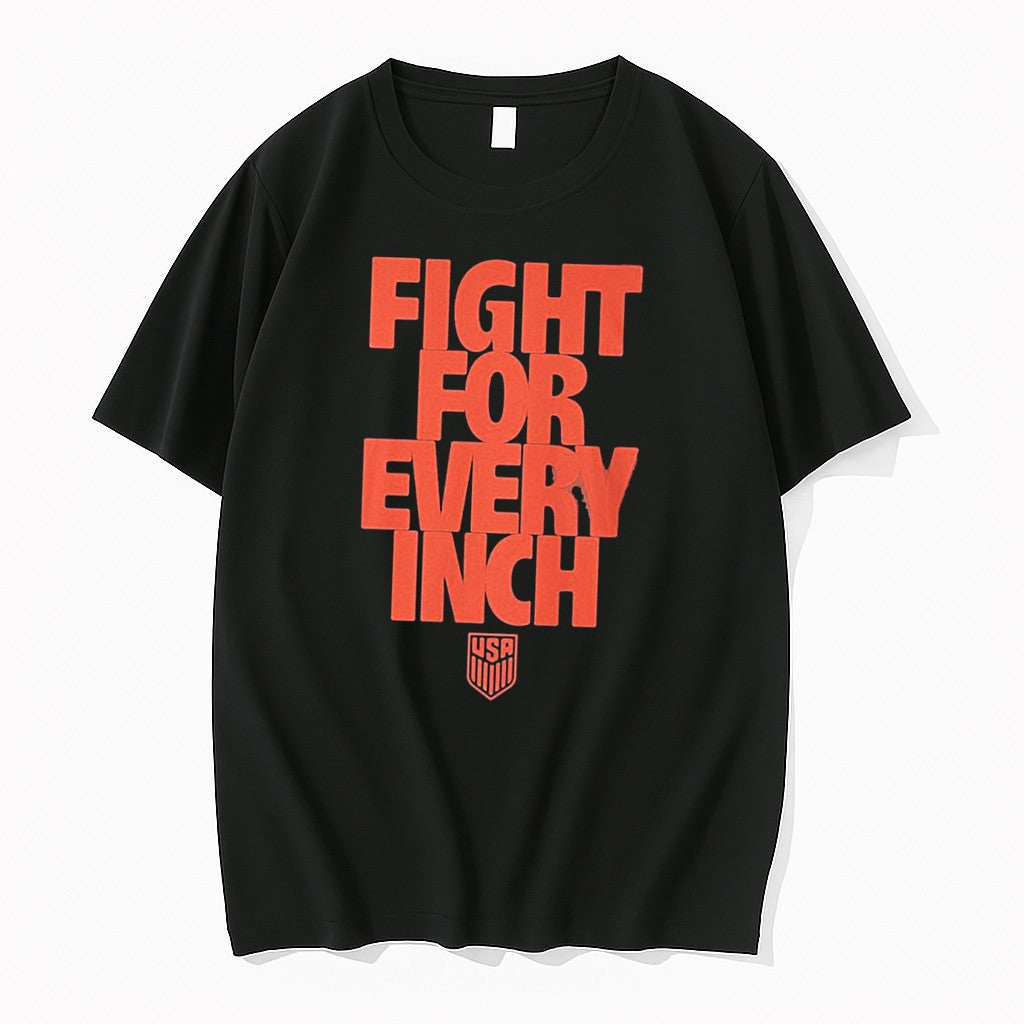 Official Fight For Every Inch Usa Soccer Tee T Shirts Jpg