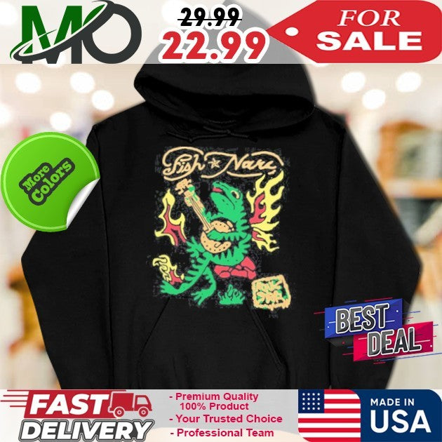 Fishtian Audigier Aka Fish Hardy Frog Reggae Music Graphic T-Shirt