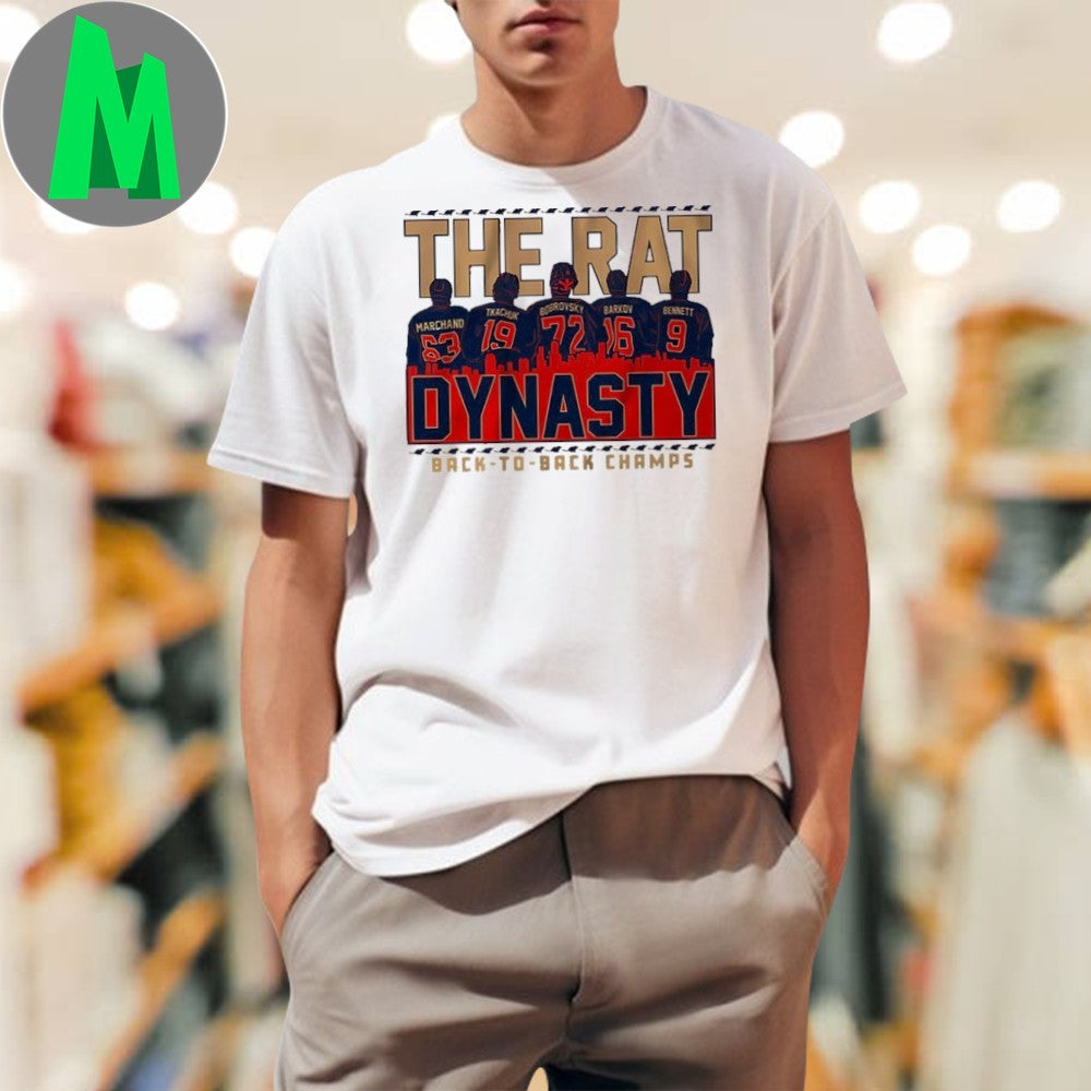 Florida Hockey The Rat Dynasty Back-To-Back Champs T-Shirt