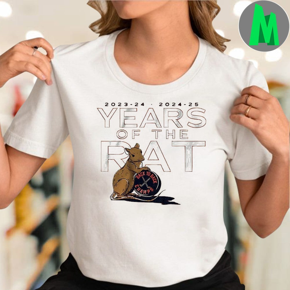 Florida Hockey Years of the Rat Back-To-Back Champs T-Shirt
