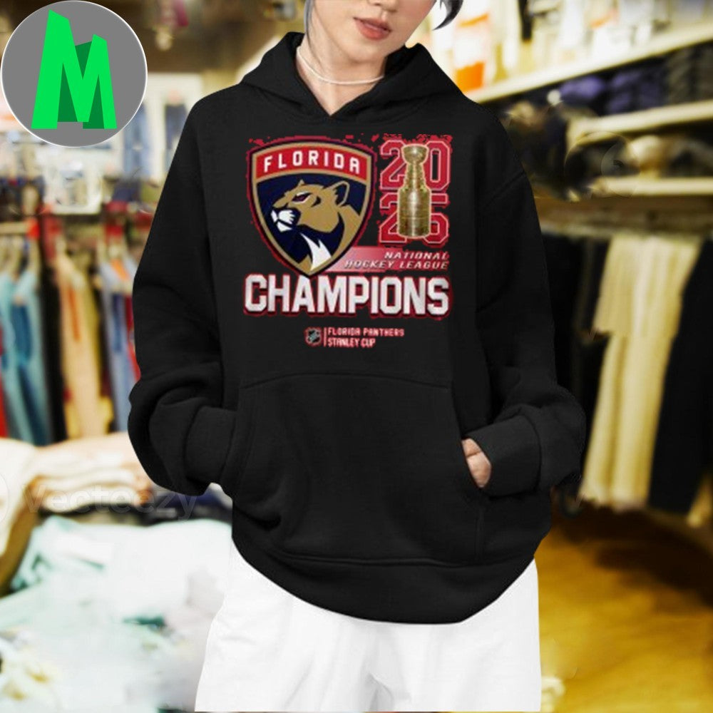 Florida Panthers 2025 Stanley Cup Back To Back Champions Shirt