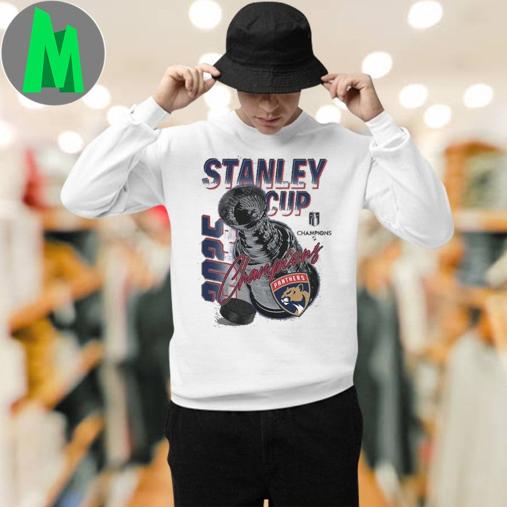 Florida Panthers Heather Gray 2025 Stanley Cup Champions Shirt