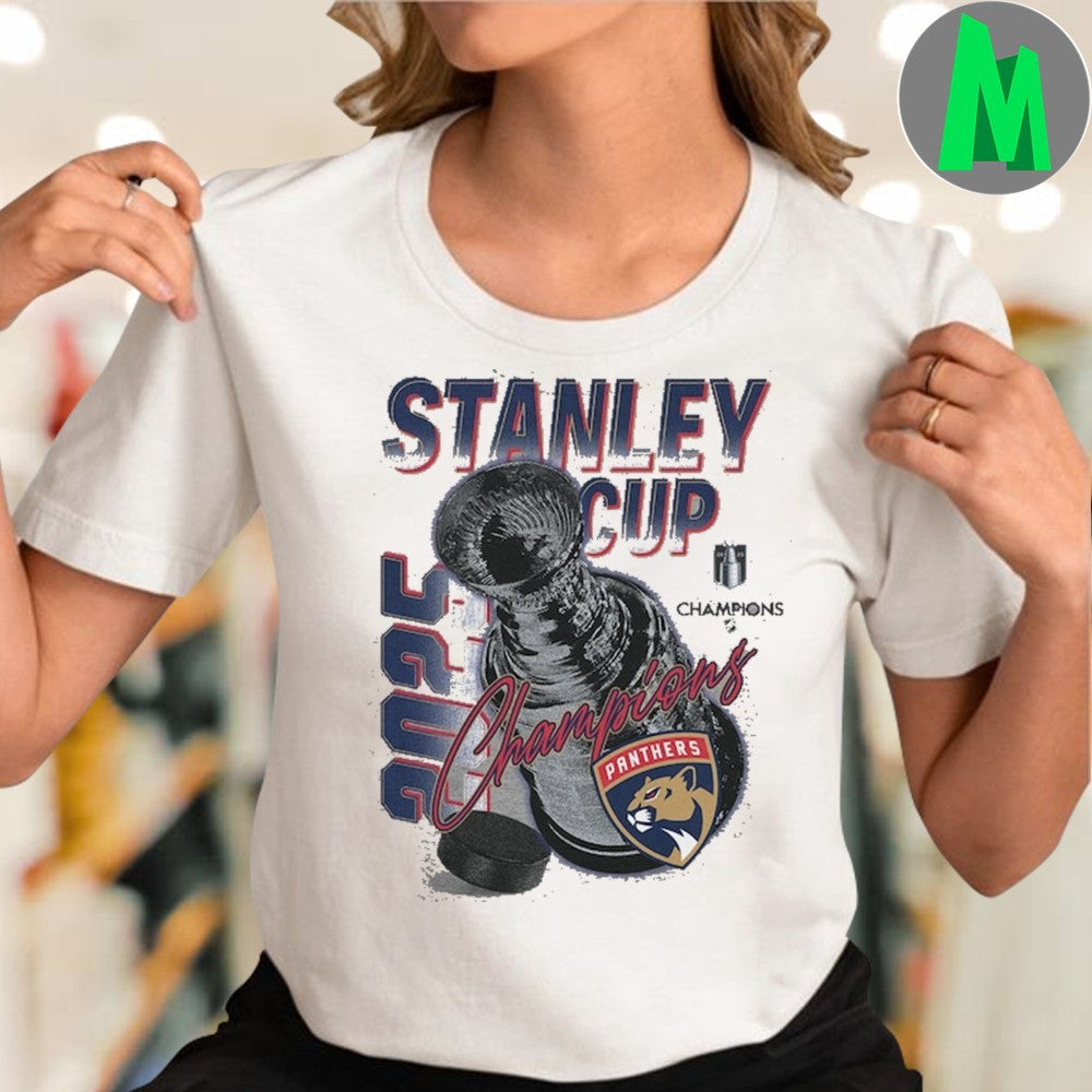 Florida Panthers Heather Gray 2025 Stanley Cup Champions Shirt