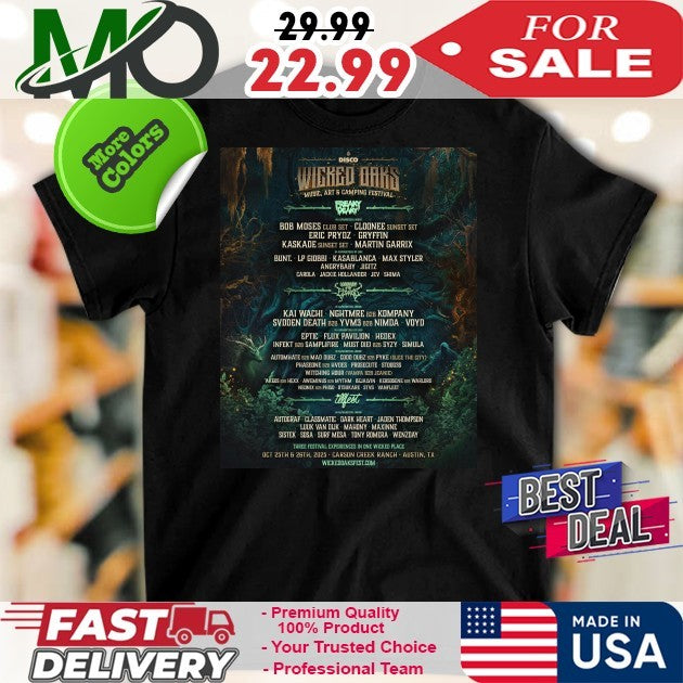 Freaky Deaky Wicked Daks Music Art And Camping Festival Shirt