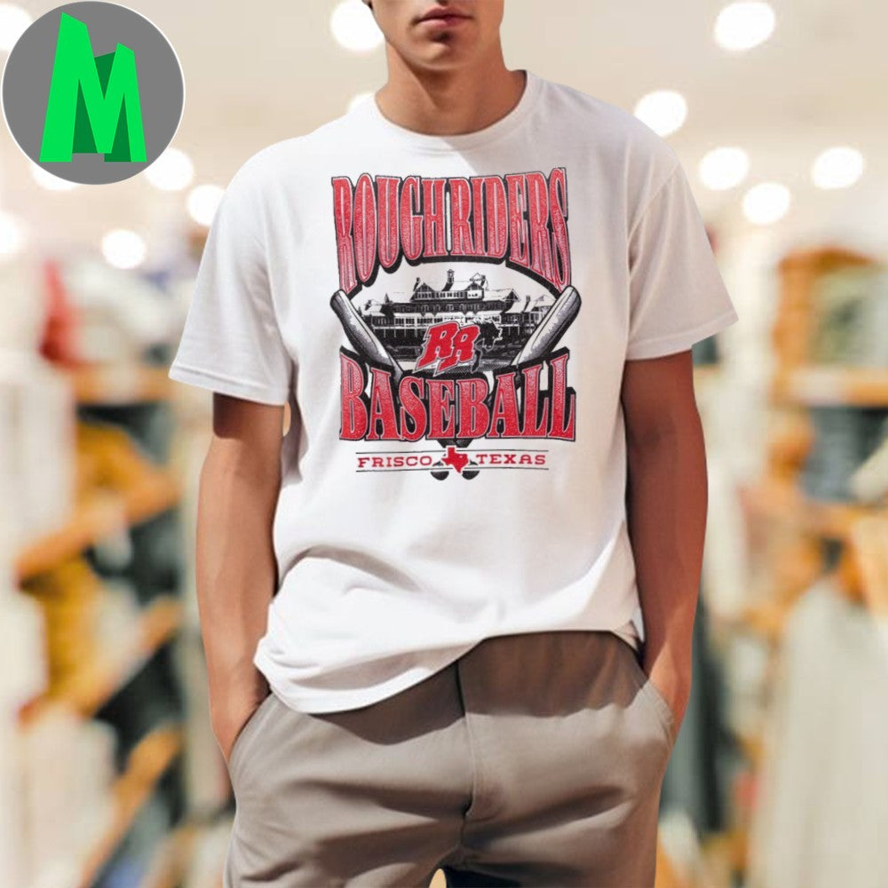 Frisco Texas Rough Riders Baseball Throwback Graphic T-Shirt