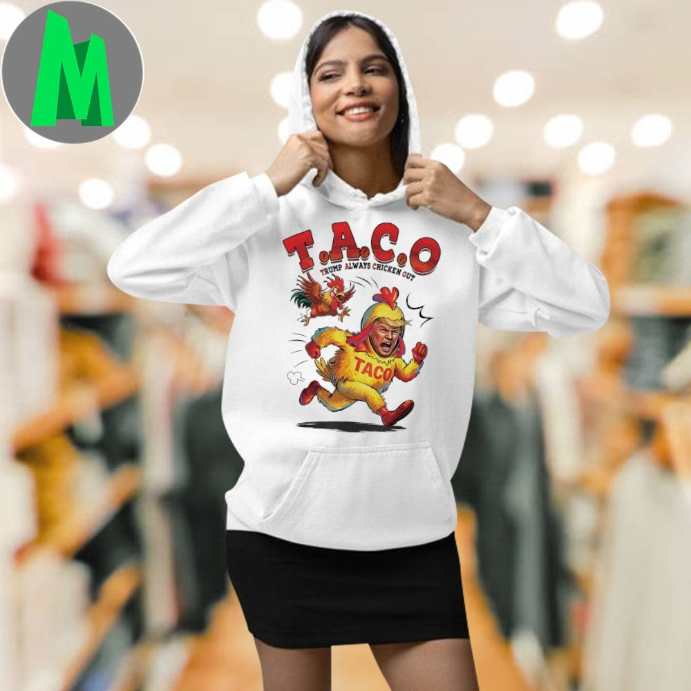 Funny Political Anti-Trump Graphic Tee Trump Chicken & T.A.C.O. Satire Shirt