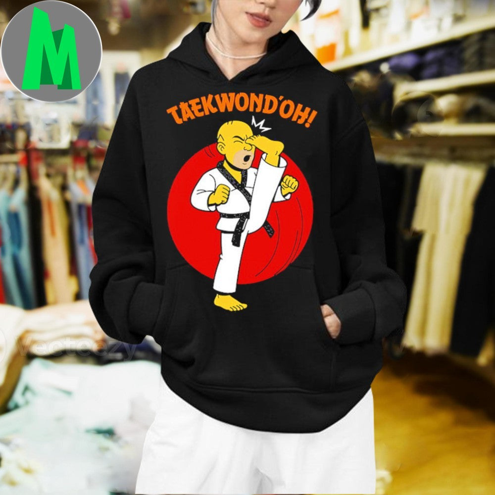 Funny Taekwondo Cartoon Parody Shirt