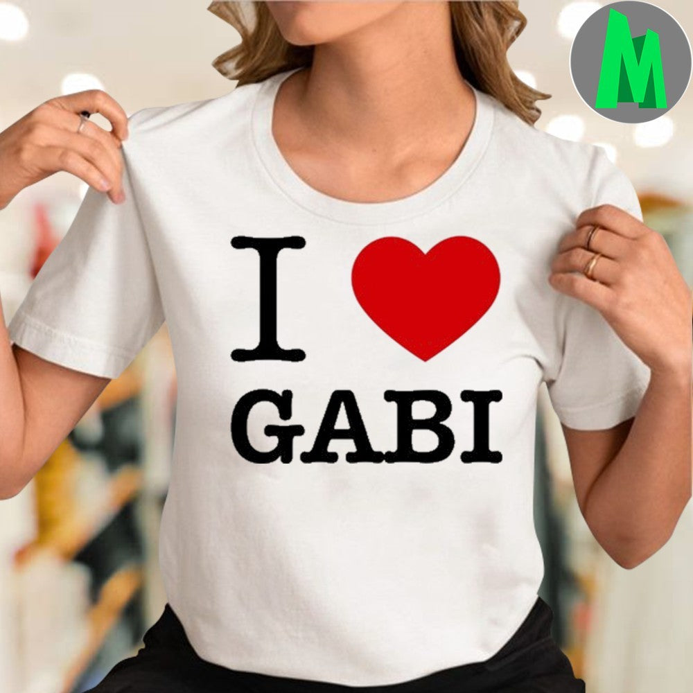 Gabriela Moura I Love Gabi Shirt