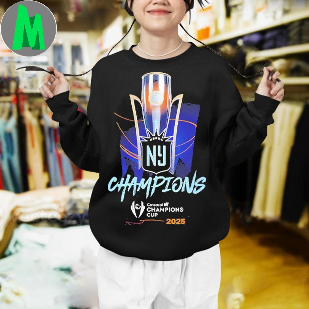 Gotham FC 2025 Concacaf W Champions Cup Winners T-Shirt Soccer Champions Fan Apparel