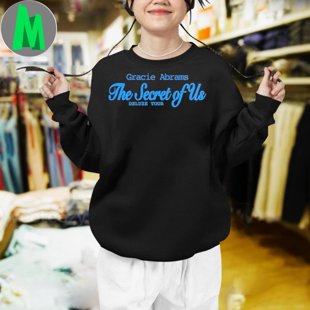 Gracie Abrams The Secret Of Us Deluxe Tour 2025 Schedule Tour Shirt