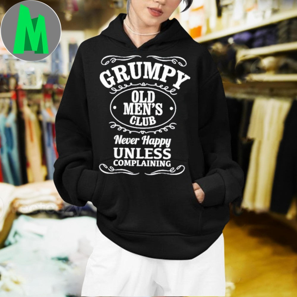 Grumpy Old Men’s Club Funny Quote Shirt
