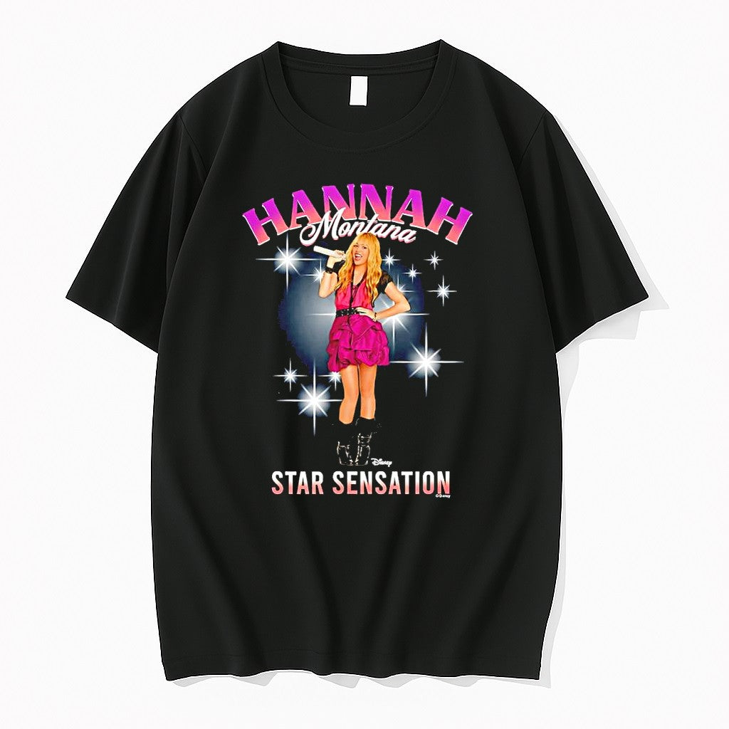 Official Hannah Montana Star Sensation Pop Star T Shirts Jpg