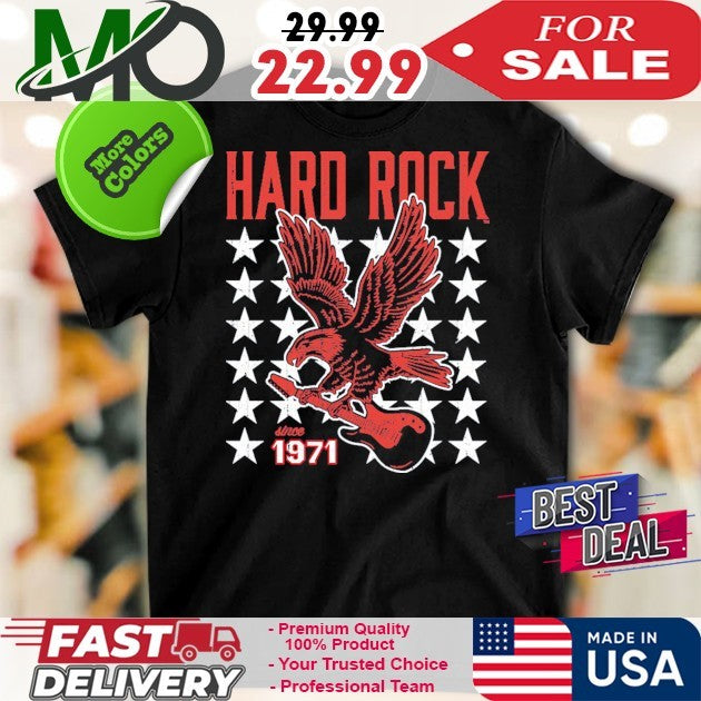 Hard Rock American Eagle Guitar Shirt