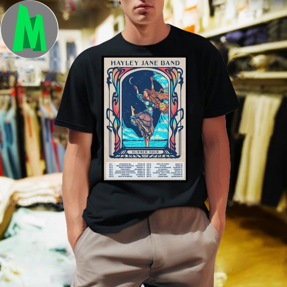 Hayley Jane Band Summer Tour 2025 Poster Shirt