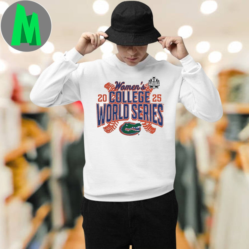 Heather Gray Florida Gators 2025 NCAA Softball Women’s College World Series T-Shirt
