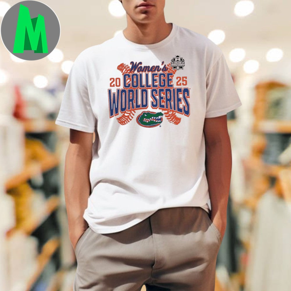 Heather Gray Florida Gators 2025 NCAA Softball Women’s College World Series T-Shirt
