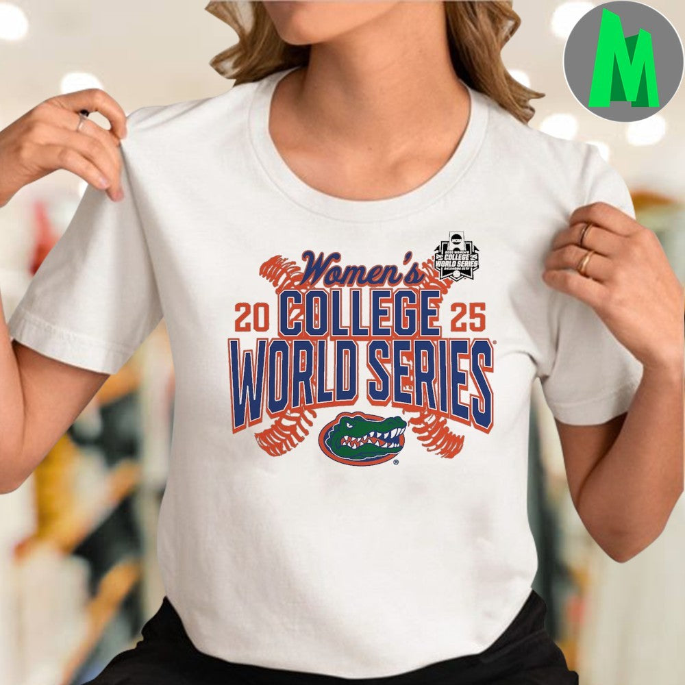 Heather Gray Florida Gators 2025 NCAA Softball Women’s College World Series T-Shirt