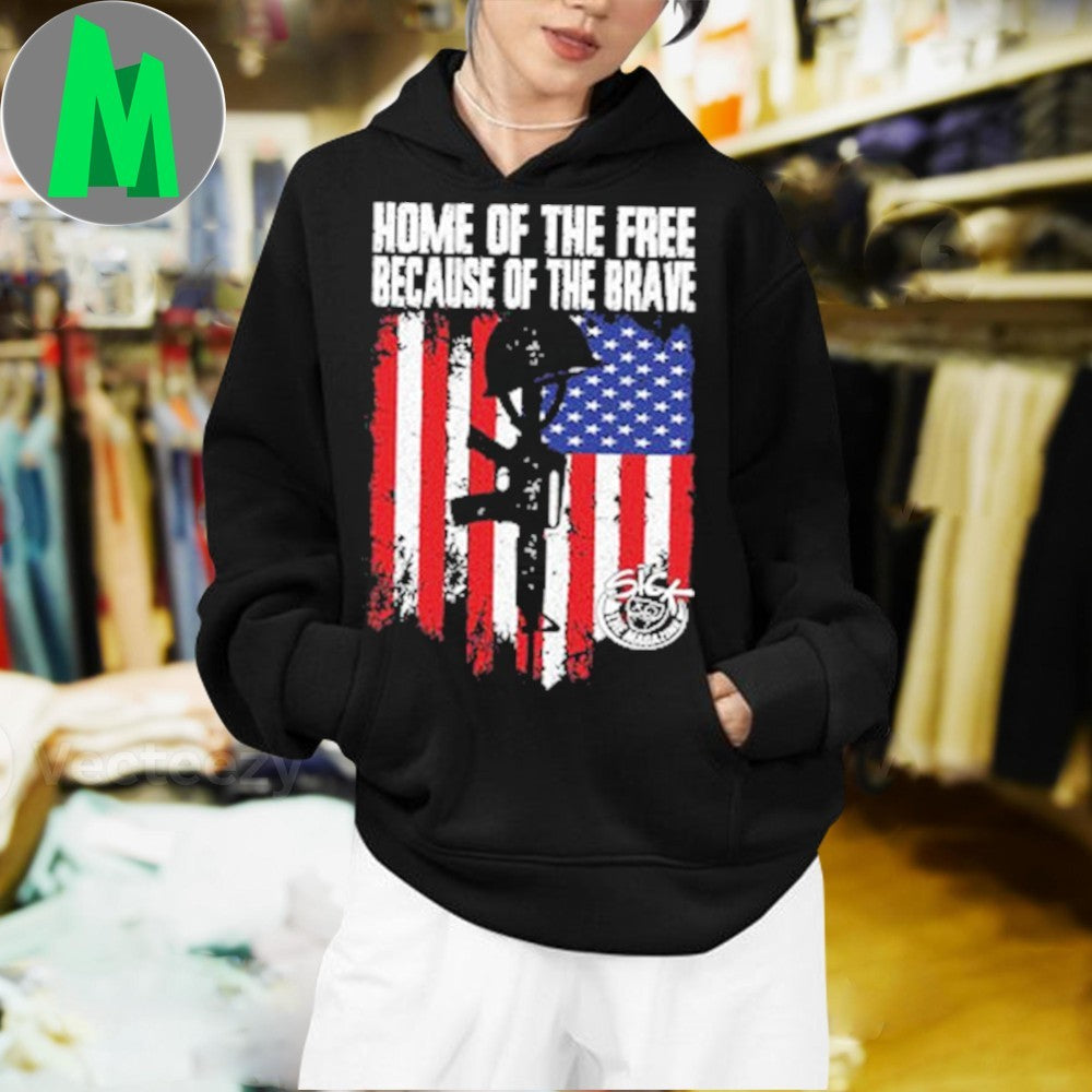 Home Of The Free Because Of The Brave Shirt