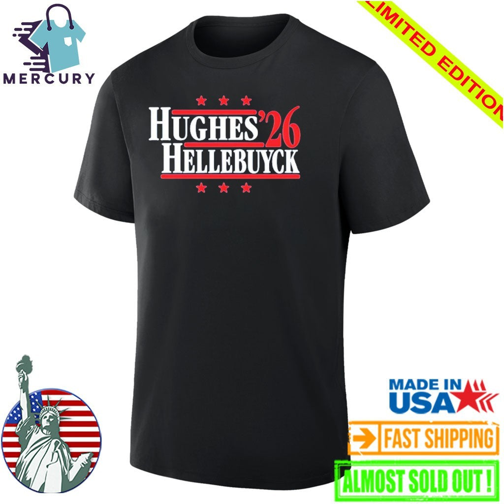 Hughes & Hellebuyck ’26Team USA Campaign Shirt