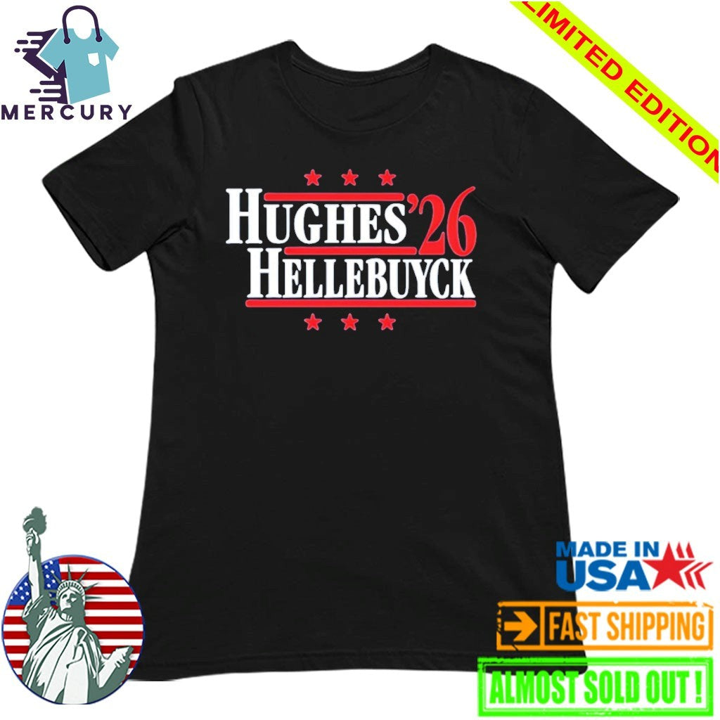 Hughes & Hellebuyck ’26Team USA Campaign Shirt