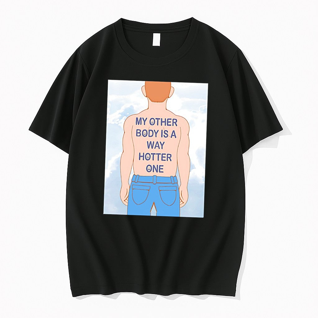 Official Human My Other Body Is A Way Hotter One Tee T Shirts Jpg