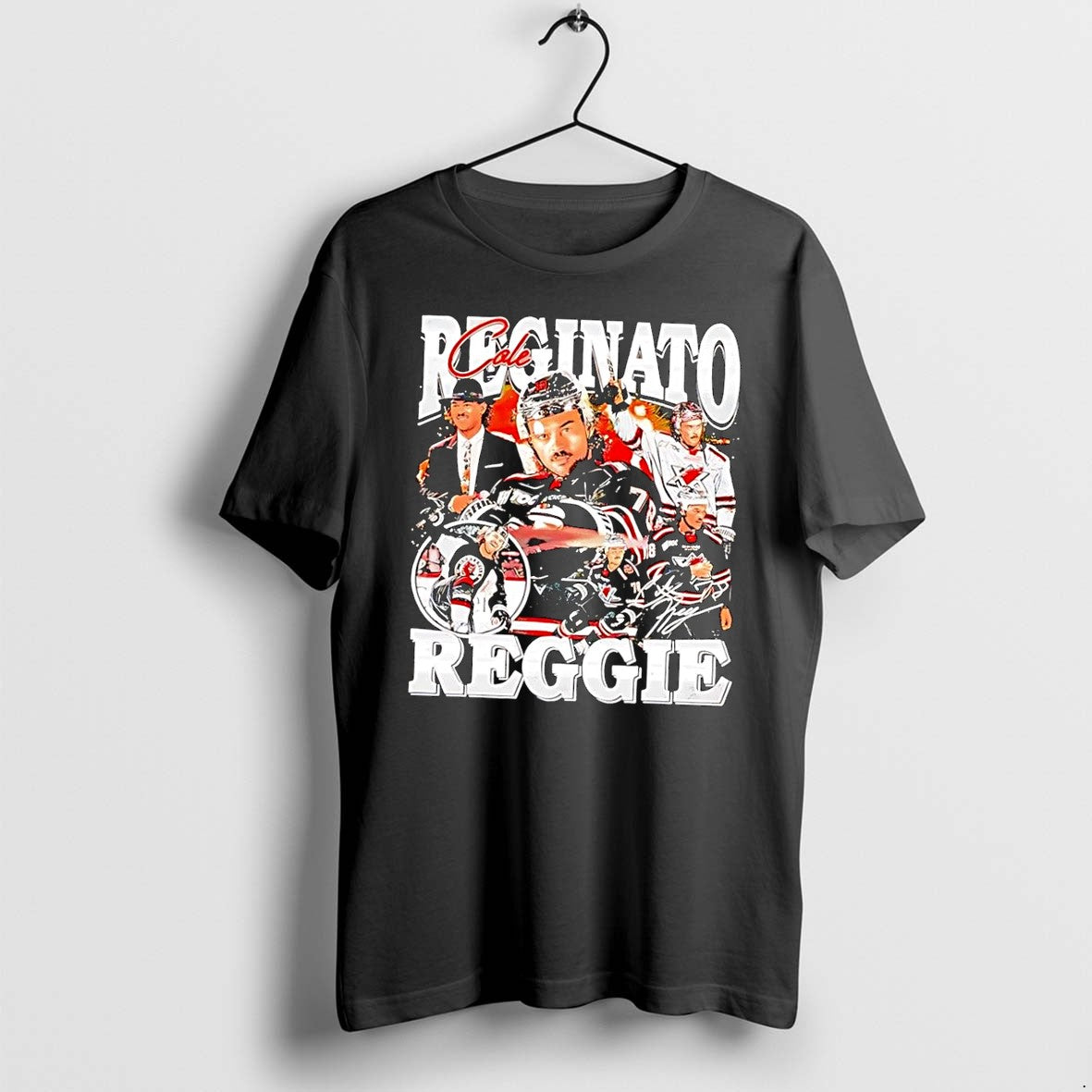 Official Huntsville Havoc Cole Reginato Reggie Signature Black T Shirts Jpg