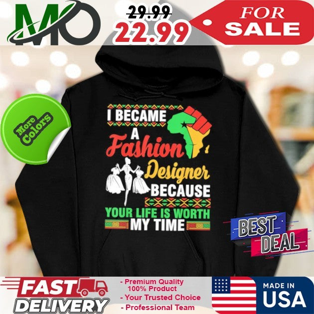 I Became A Social Worker Because Your Life Is Worth My Time Shirt