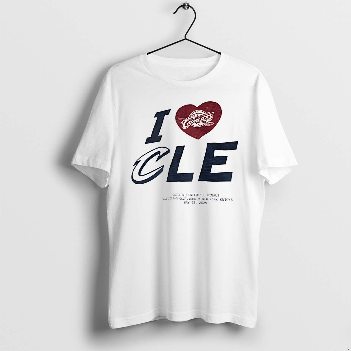 Official I Love Cleveland Cavaliers Eastern Conference Finals New York 2026 T Shirts
