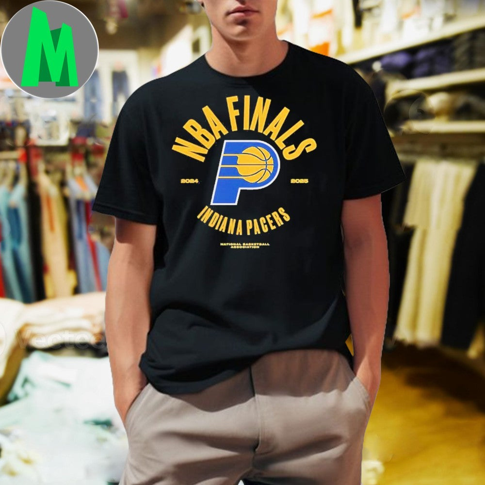 Indiana Pacers NBA Finals 2024-2025 Logo T-Shirt Basketball Fan Apparel