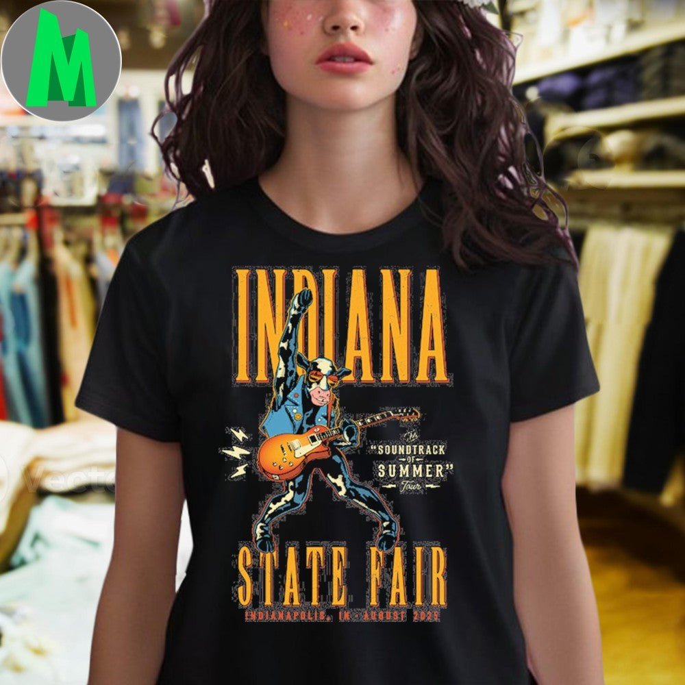 Indiana State Fair Rock & Roll Cow T-Shirt