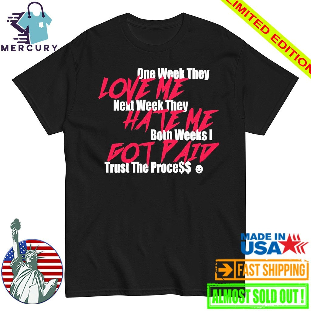 Infrared Salesman 6 Trust The Process Shirt