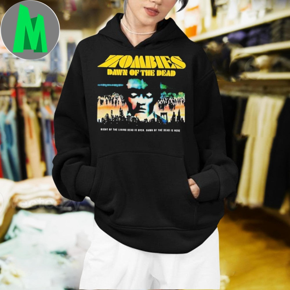 Iron Fortress Records Zombies Dawn of the Dead Horror Movie Shirt