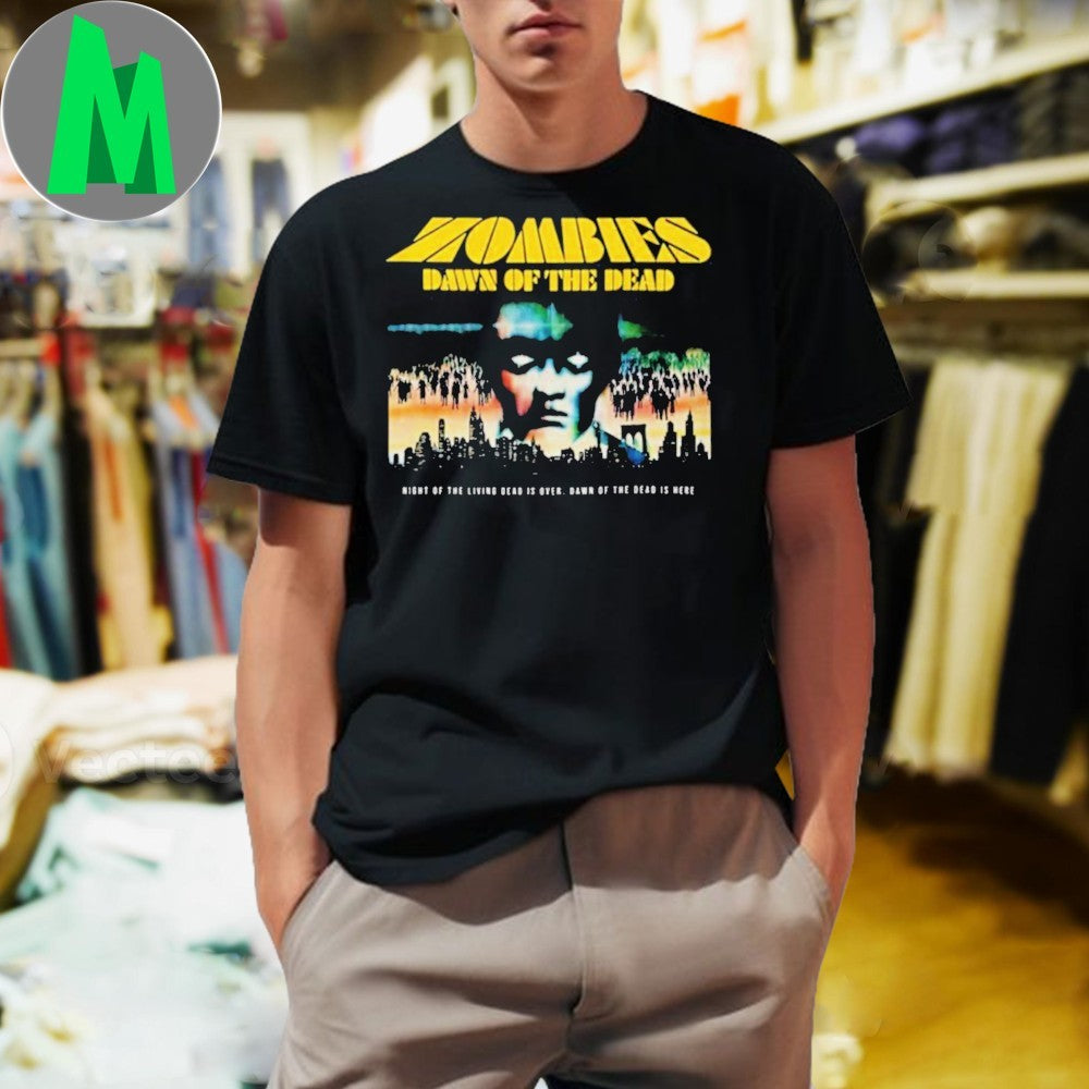 Iron Fortress Records Zombies Dawn of the Dead Horror Movie Shirt