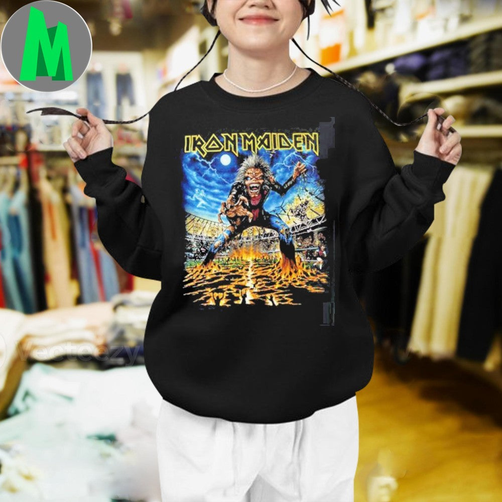 Iron Maiden London England Run For Your Lives World Tour 2025 Exclusive Event Tee At London Stadium On June 28 2025 Shirt