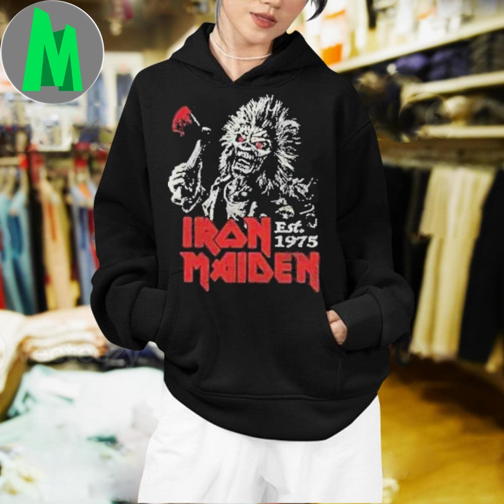 Iron Maiden Retro Eddie Run For Your Lives 2025 World Tour T-Shirt Heavy Metal Band Merch Vintage Style