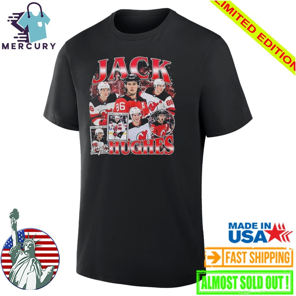 Jack Hughes Ice Hockey American Professional Hockey Championship Shirt